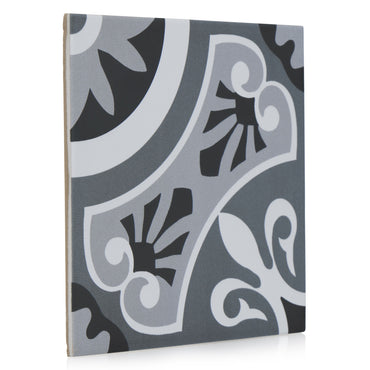 9x9 Tradition Brindisi porcelain tile - Industry Tile