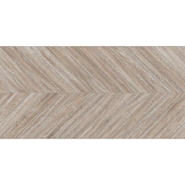 24x48 Chevron Beige Porcelain Tile