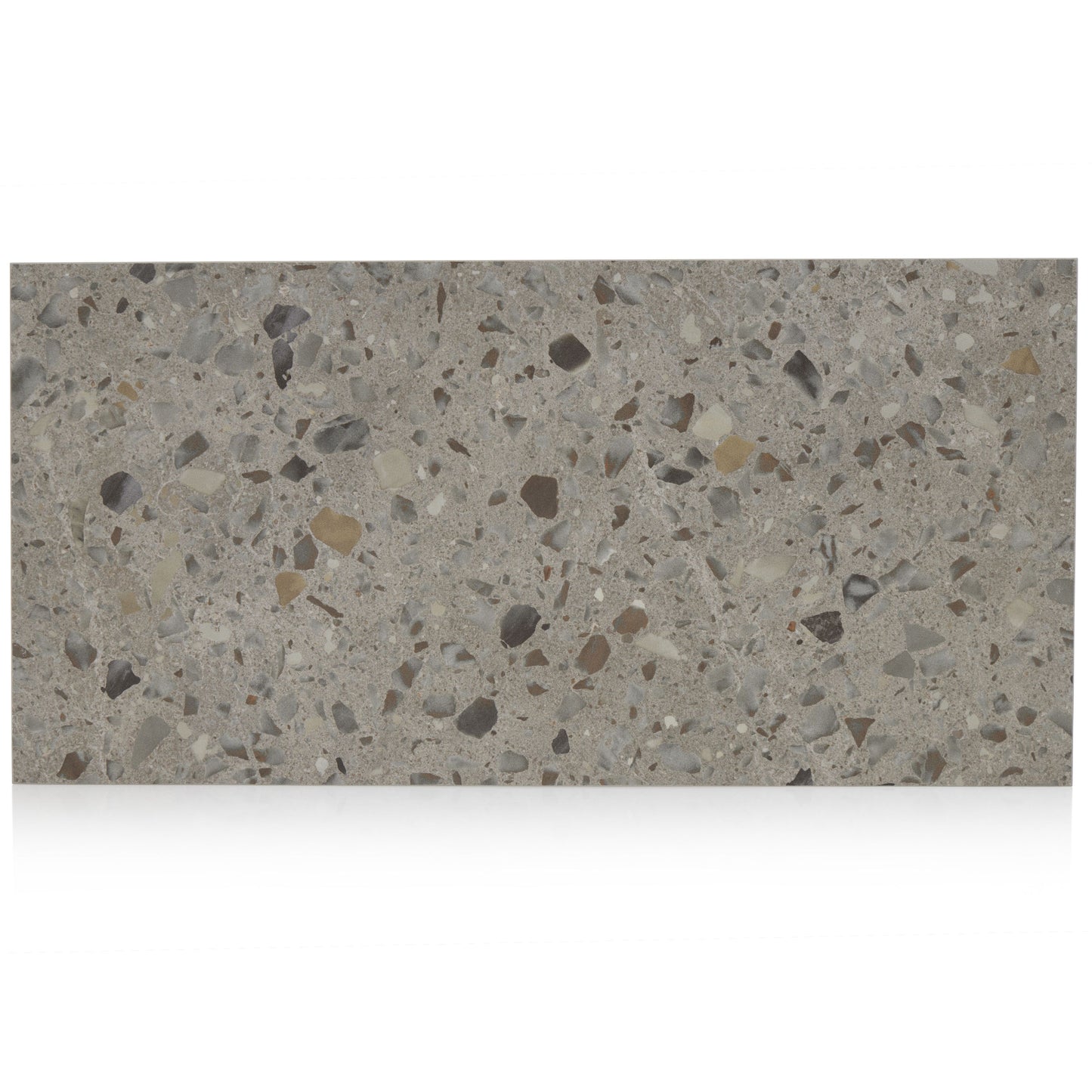 12x24 Fragment Taupe matte porcelain tile - Industry Tile
