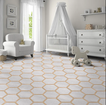 Hexelle Gray Matte Porcelain Hexagon Tile – 8.66x9.84