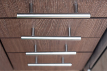 3 3/4-inch (96 mm) Center-to-Center Brushed Nickel Modern Cabinet and Drawer Bar Pull Handle for Kitchen, Bathroom, and Furniture - Industry Tile