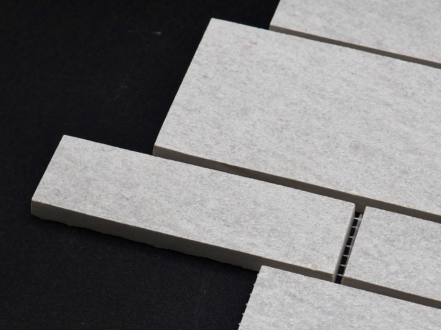 Quartzite White Matte Porcelain Tile Mosaic - Clearance sale - No returns