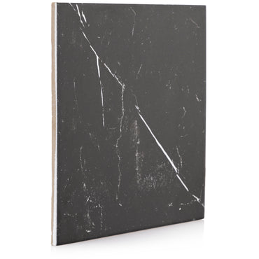 9x9 Charmed Black base field porcelain tile - Industry Tile