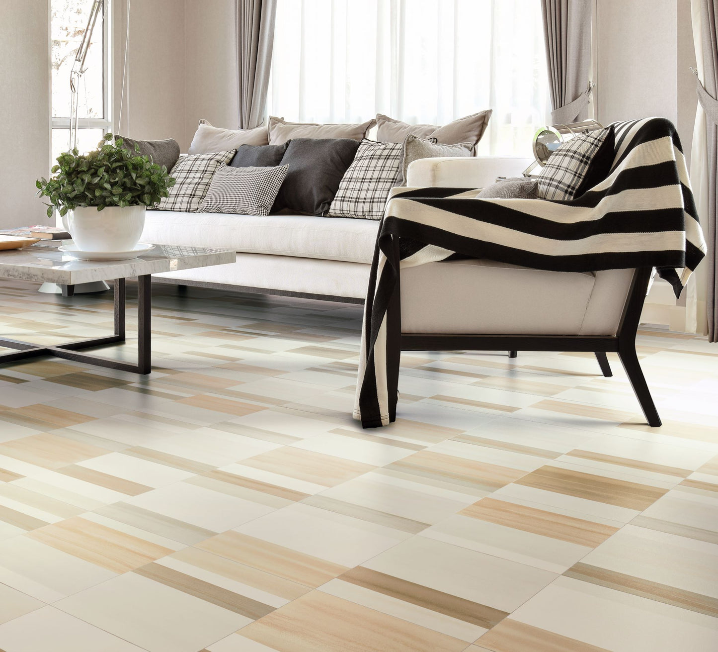 11.71x11.71 Cabana Topaz Porcelain tile - Industry Tile