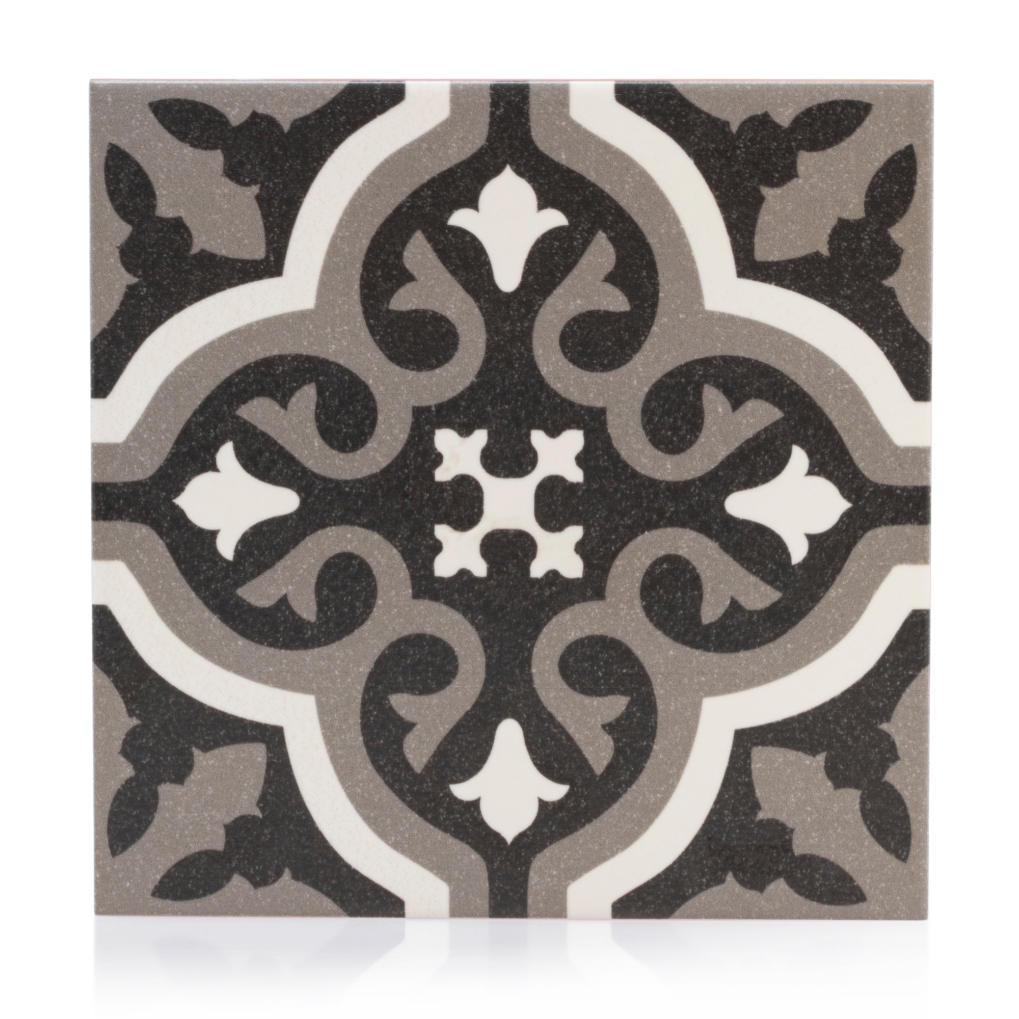 Industry Tile 8x8 Tradition Black Ceramic Tile