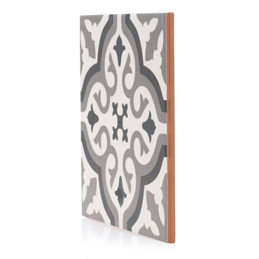 8x8 Tradition White Ceramic Tile - Industry Tile