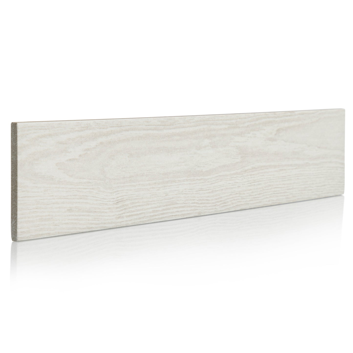Woodside 3x18 White porcelain tile - Industry Tile