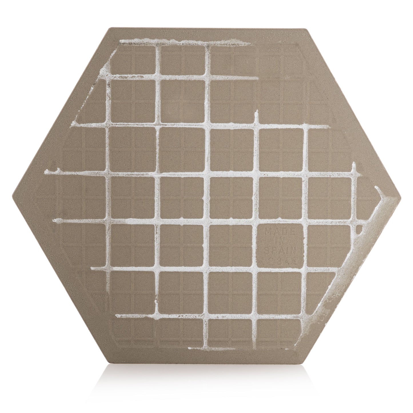 7.87x 9.45 Blue Elements hexagon porcelain tile - Industry Tile