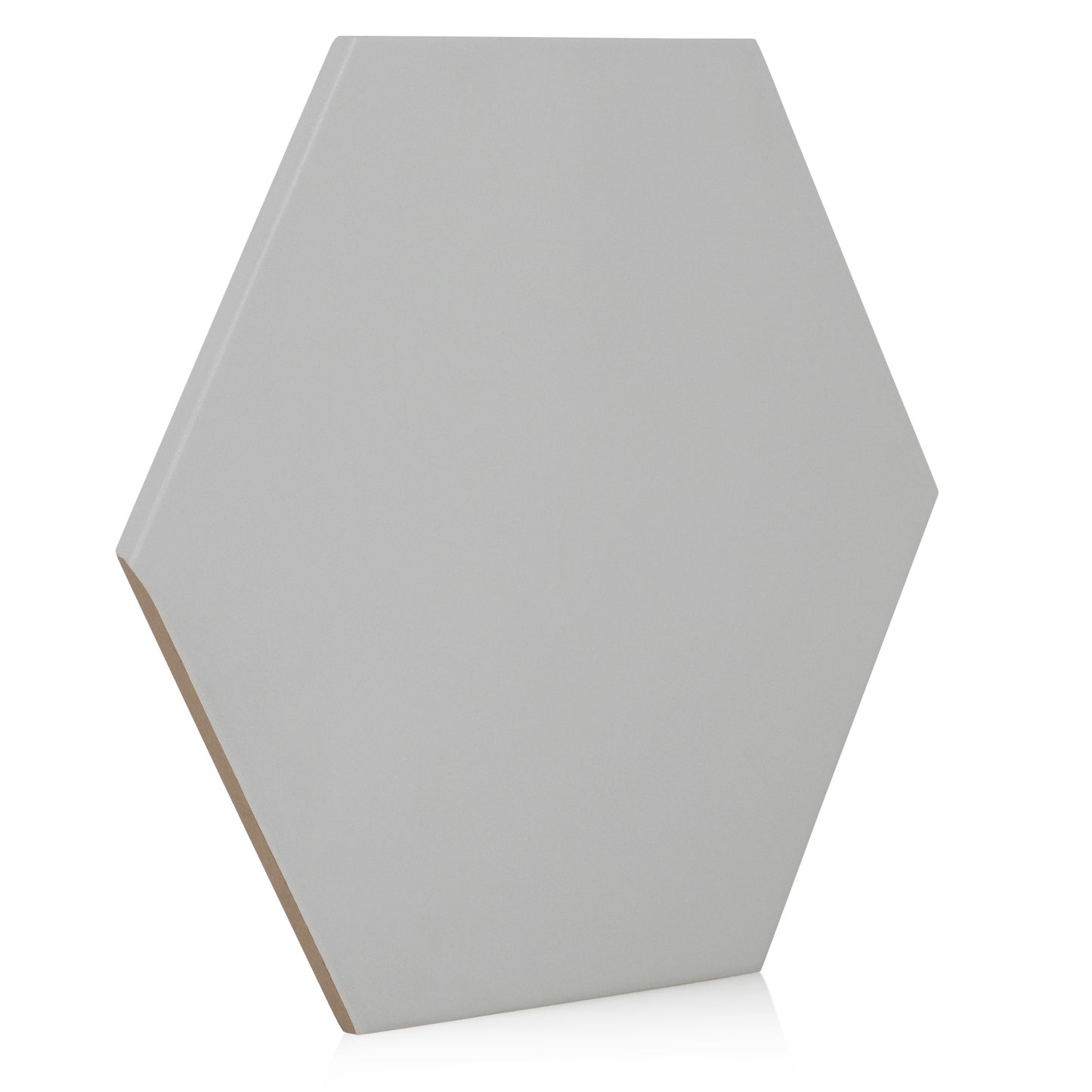 9x10 Hexagon Gris porcelain tile - Industry Tile