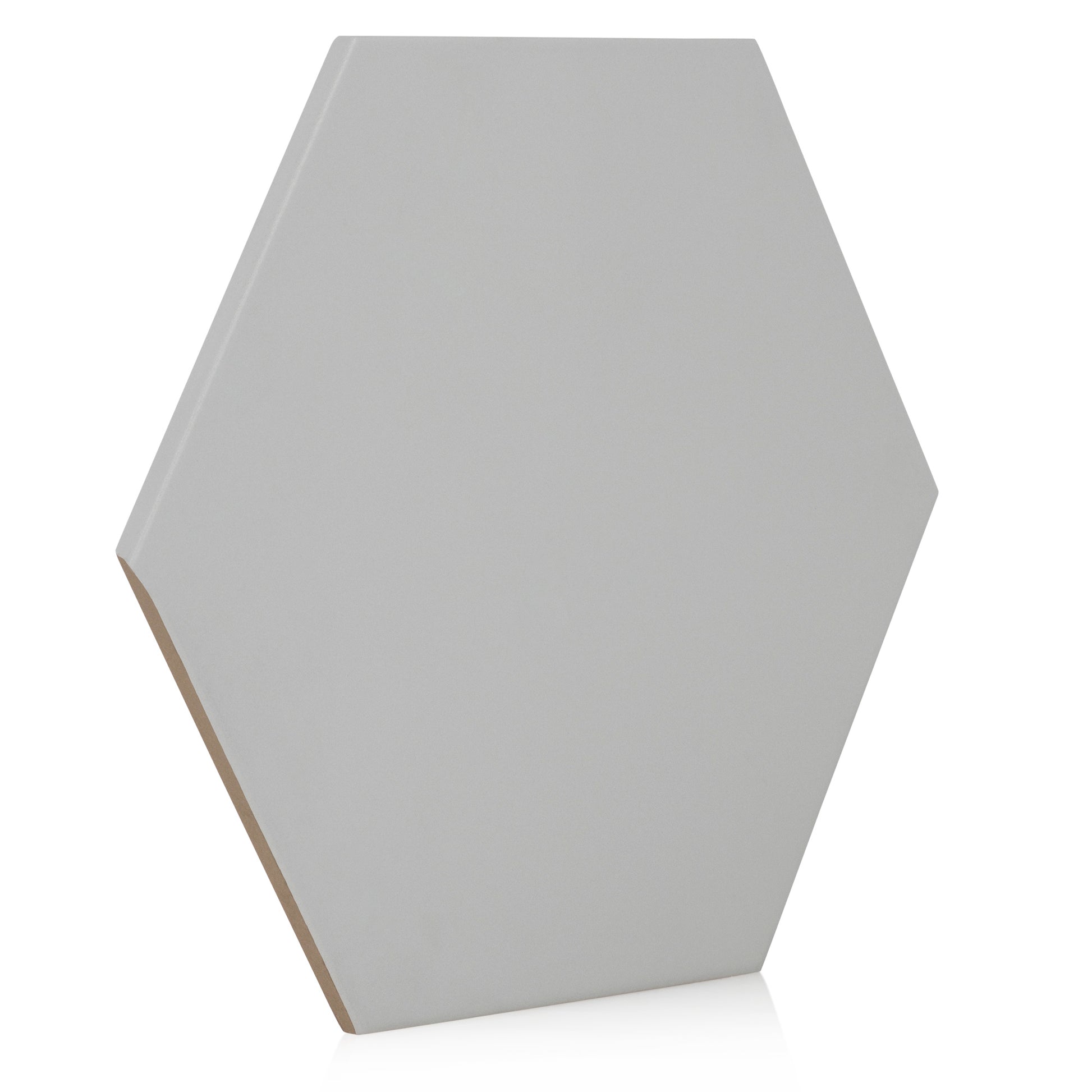 9x10 Hexagon Gris porcelain tile - Industry Tile