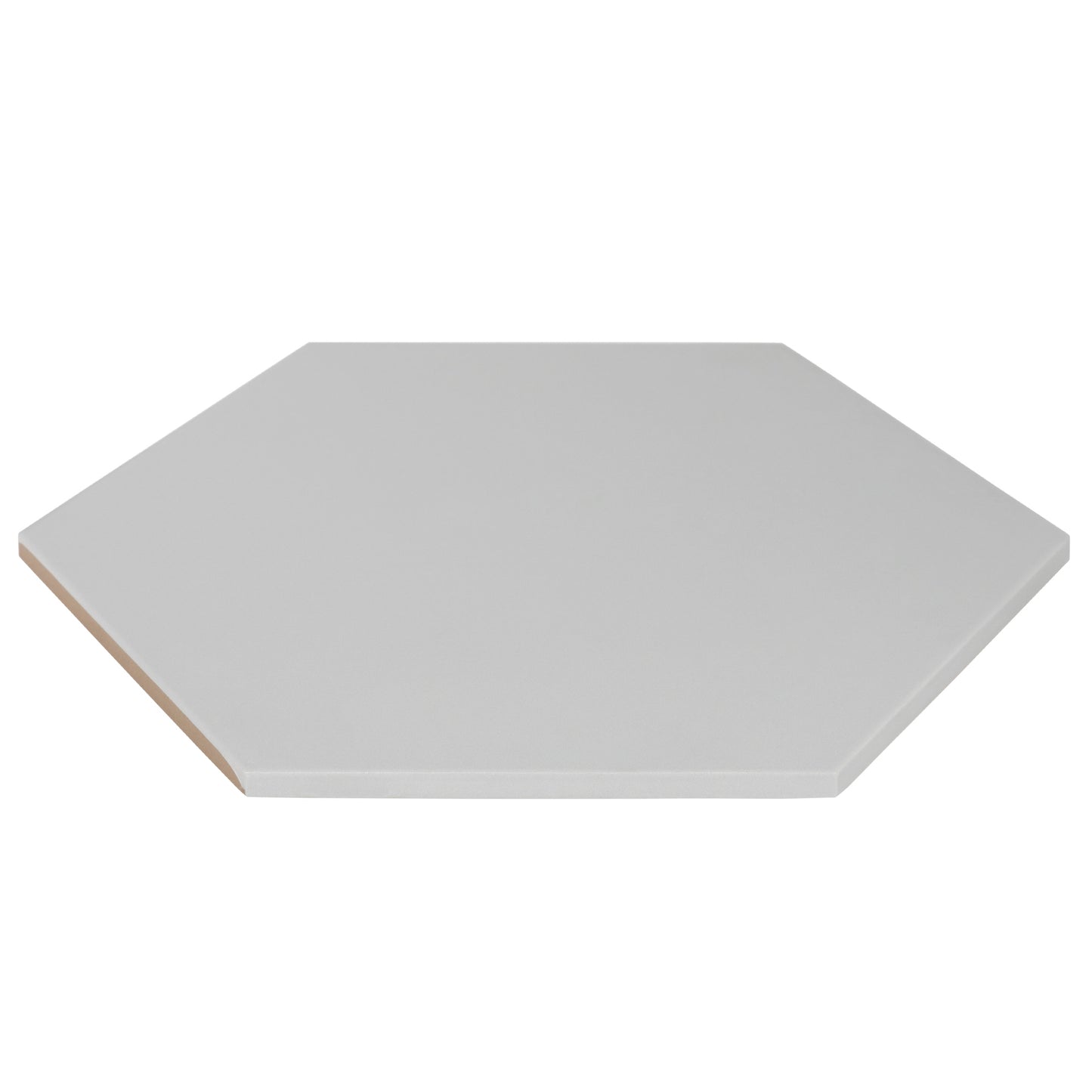 9x10 Hexagon Gris porcelain tile - Industry Tile