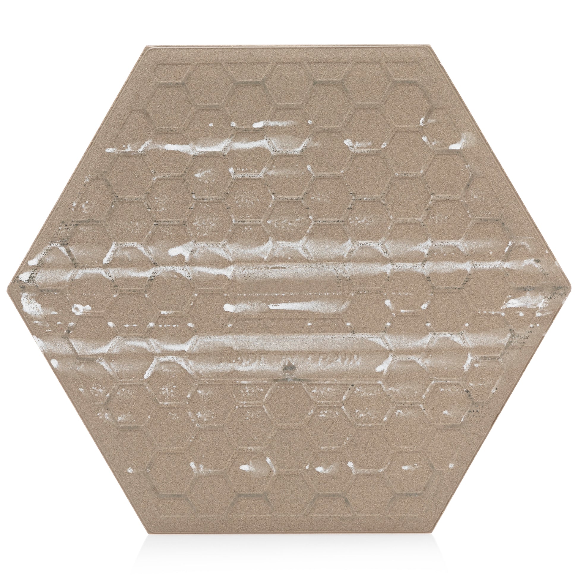 9x10 Hexagon Blue Terrazzo porcelain tile - Industry Tile