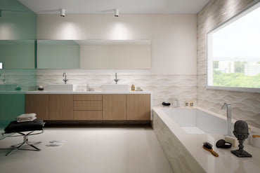 12x24 Aparici Idole Ivory Tear - Industry Tile