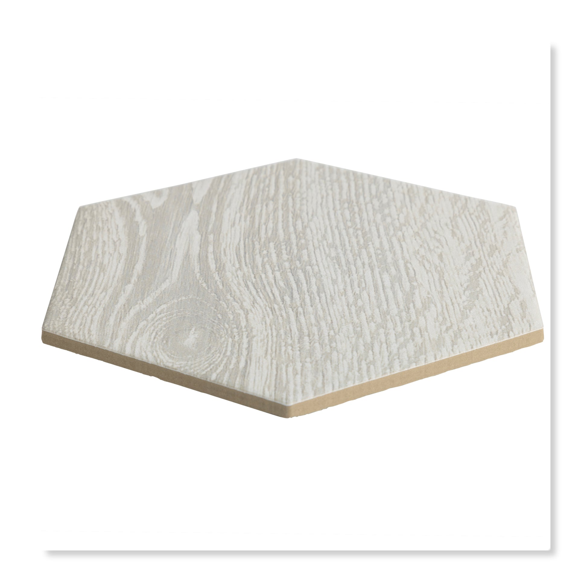 Woodside 8x10 Gray hexagon porcelain tile - Industry Tile