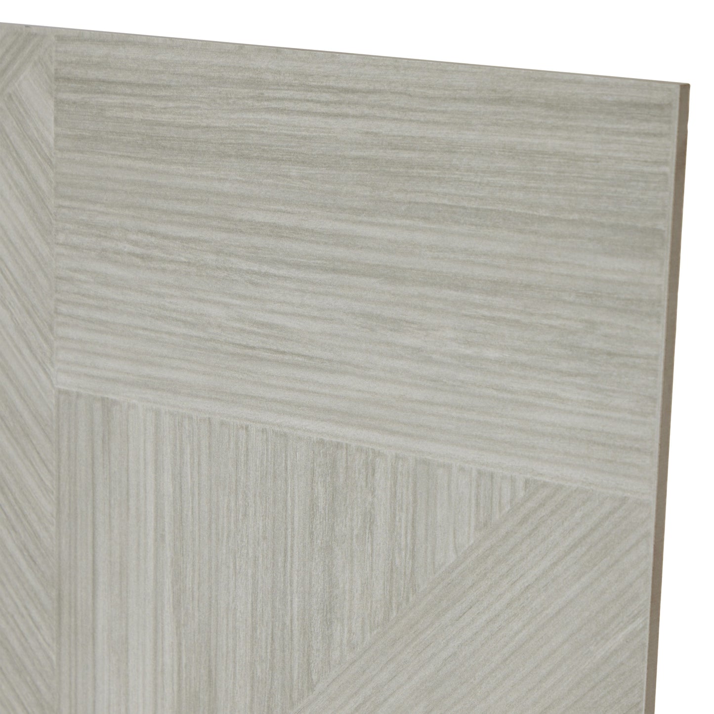24x48 Designer 3d wood look porcelain tile - Gray - Industry Tile
