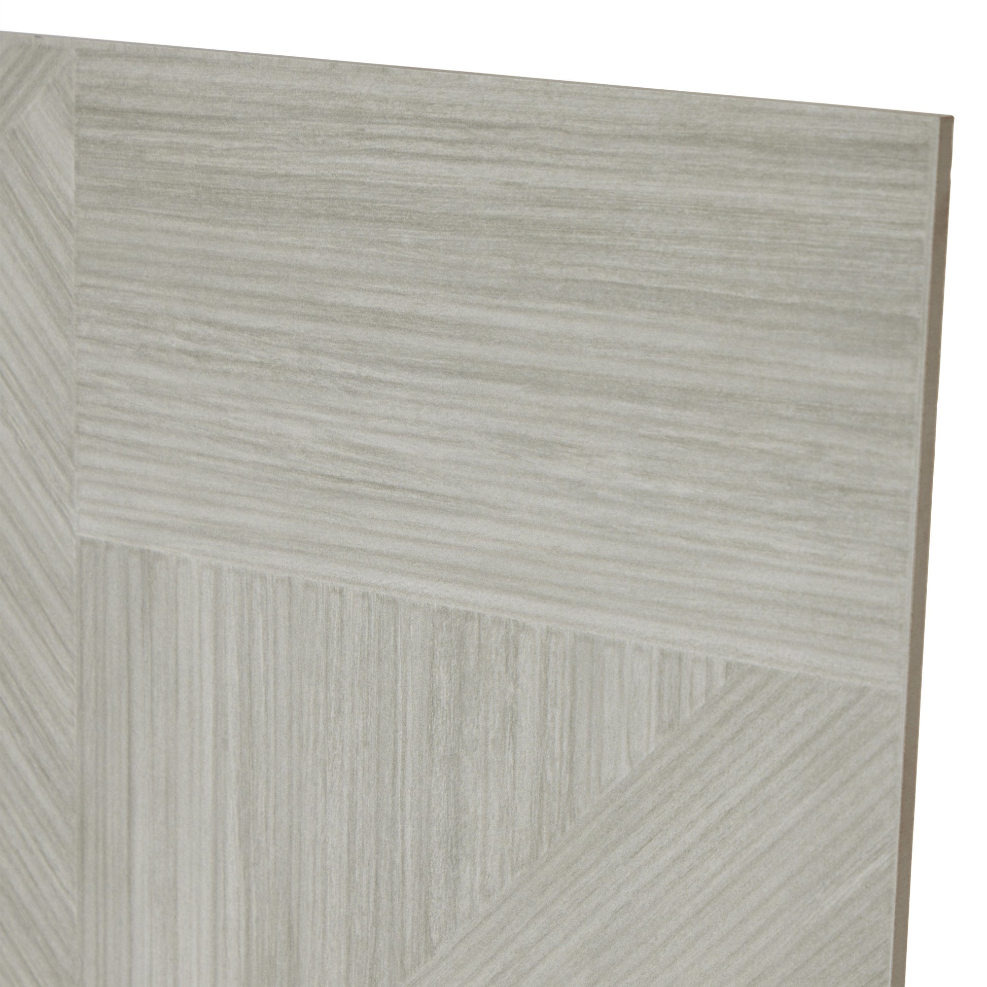 24x48 Designer 3d wood look porcelain tile - Gray - Industry Tile