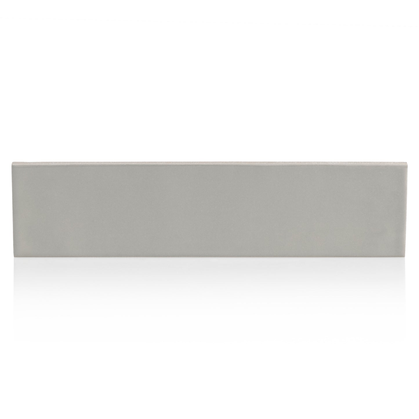 2x10 Modern Brick Gray Gloss porcelain tile - Industry Tile