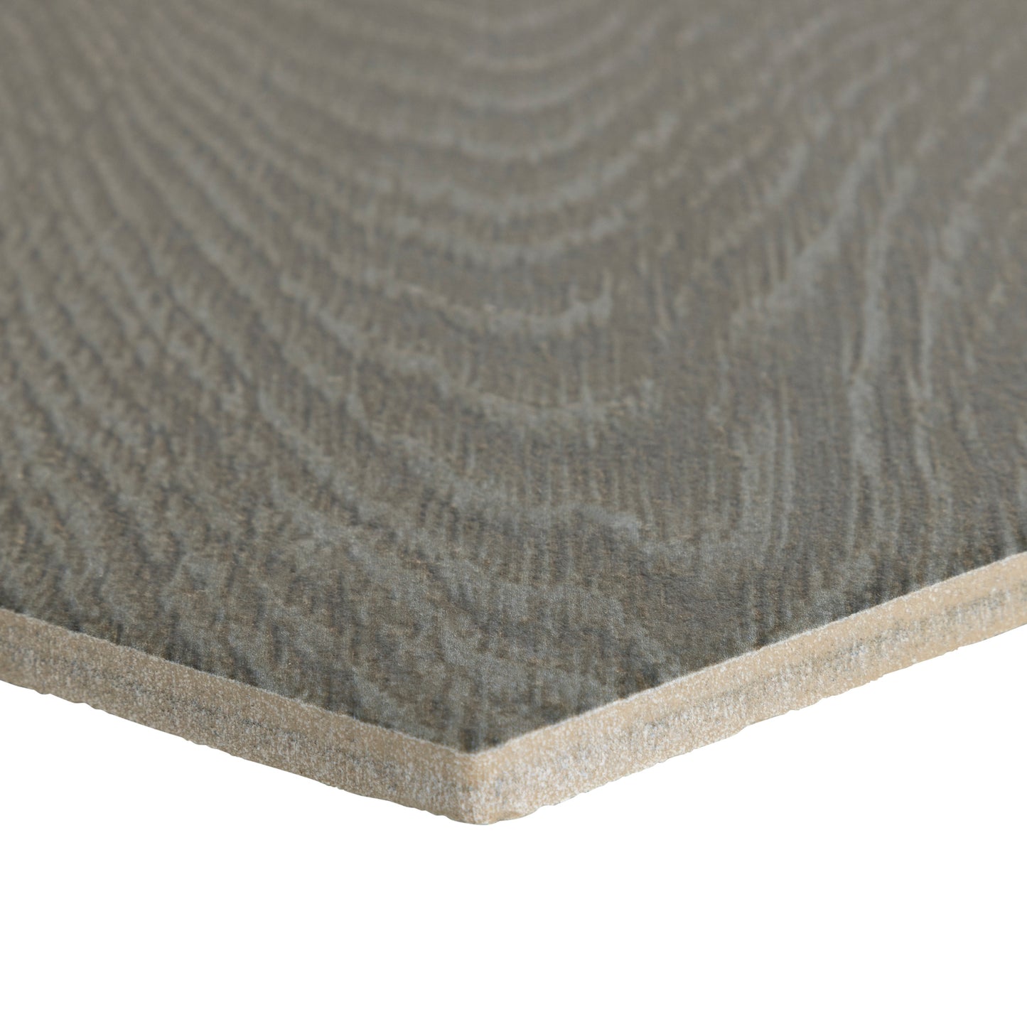 Woodside 8x10 Black hexagon porcelain tile - Industry Tile