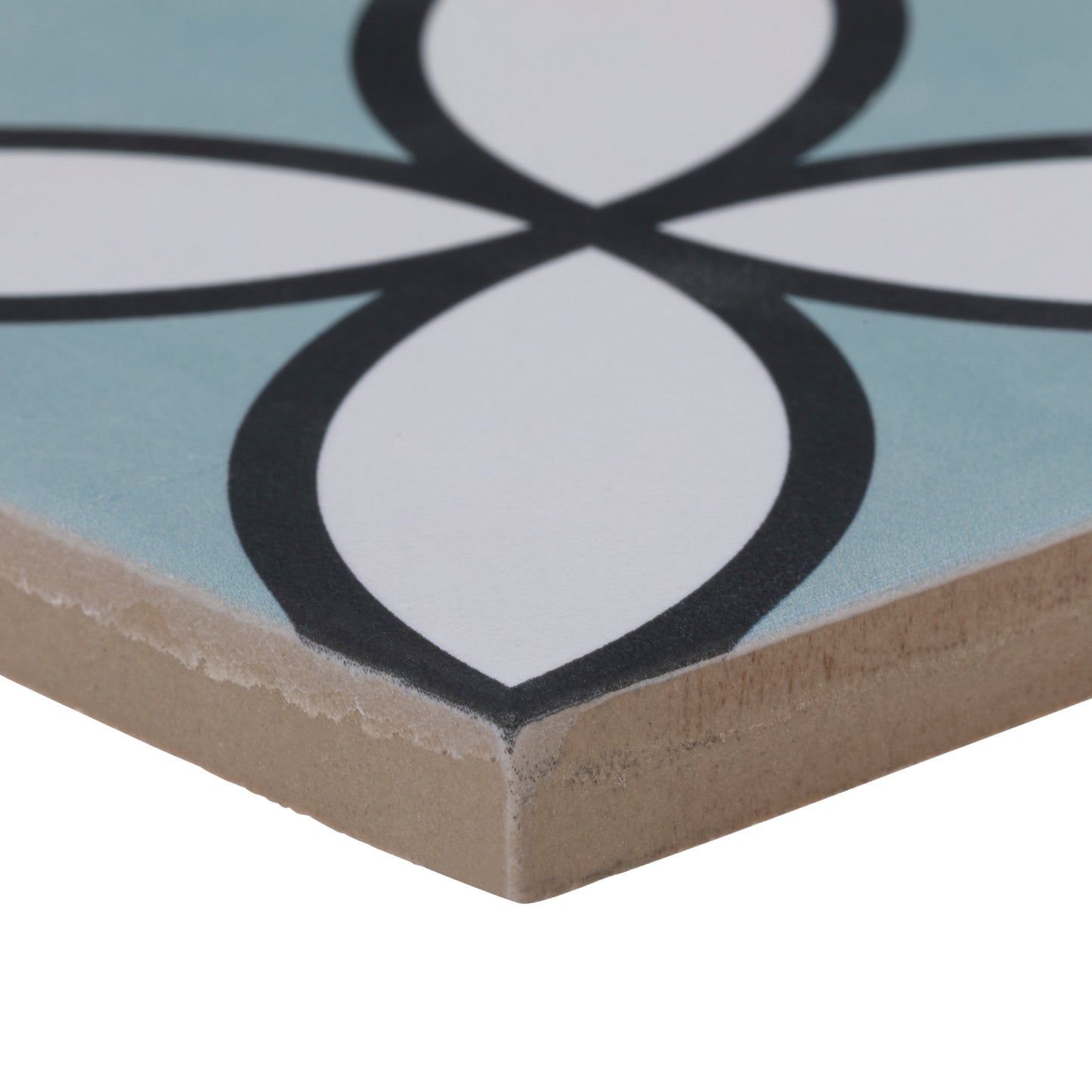8x8 Bold Mint porcelain tile - Industry Tile