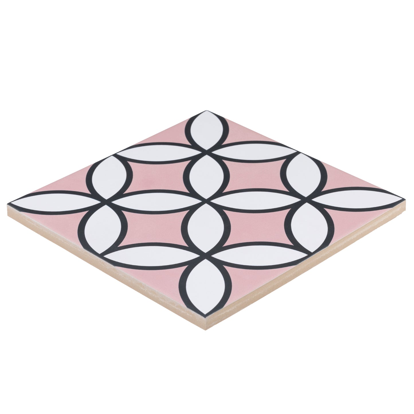 8x8 Bold Pink porcelain tile - Industry Tile