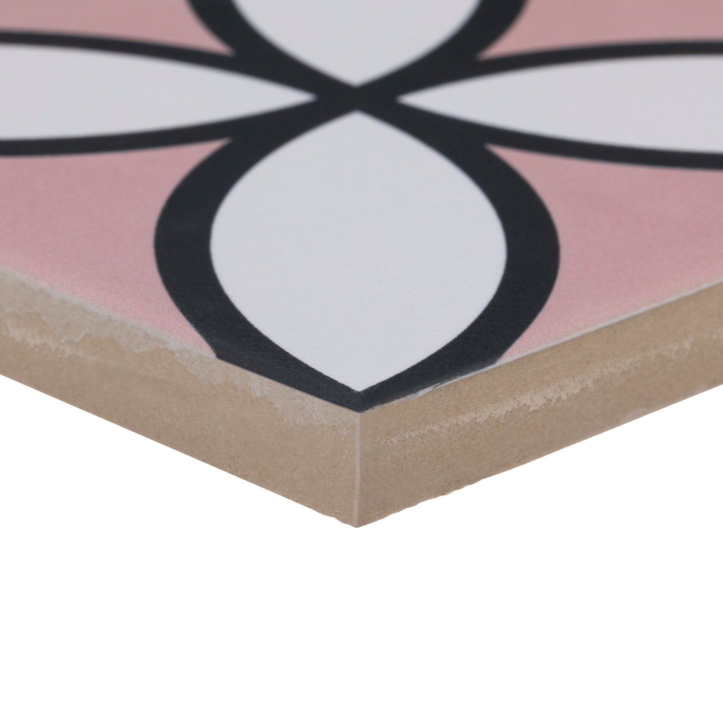8x8 Bold Pink porcelain tile - Industry Tile