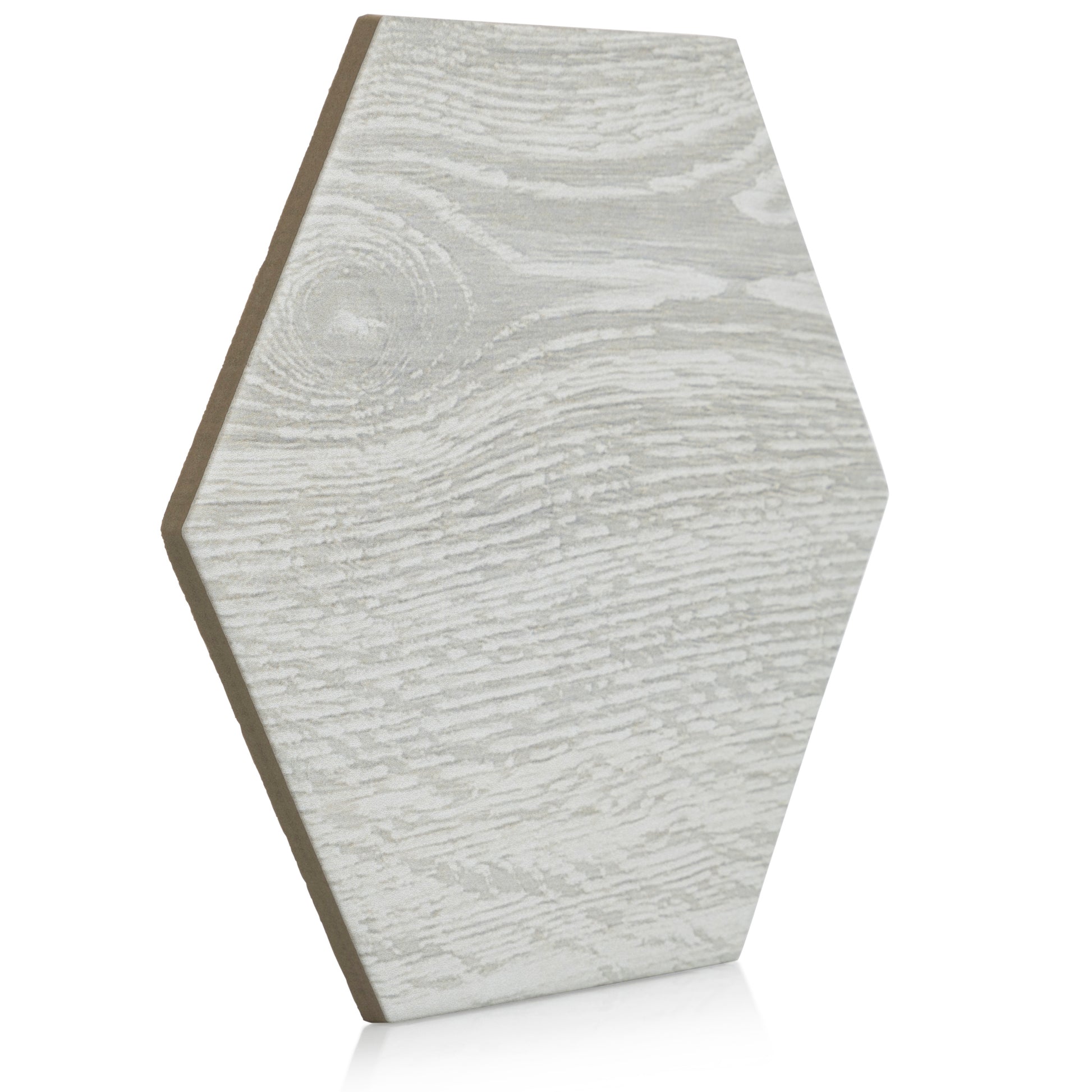 Woodside 8x10 Gray hexagon porcelain tile - Industry Tile