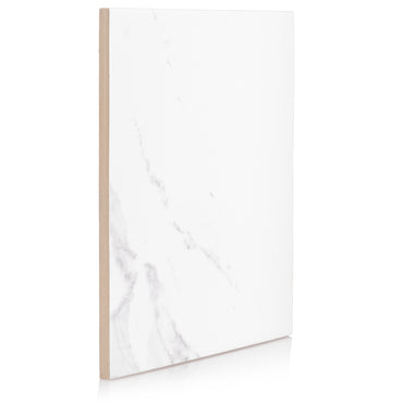 9x9 Charmed Statuario base field porcelain tile - Industry Tile
