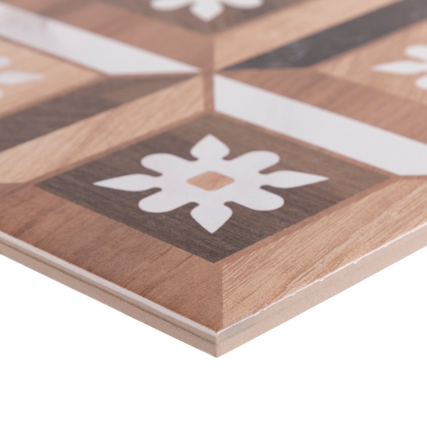 8x8 Art Wood Marble design 6 porcelain tile - Industry Tile