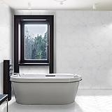 7.87x 9.45 Blue Elements hexagon porcelain tile - Industry Tile