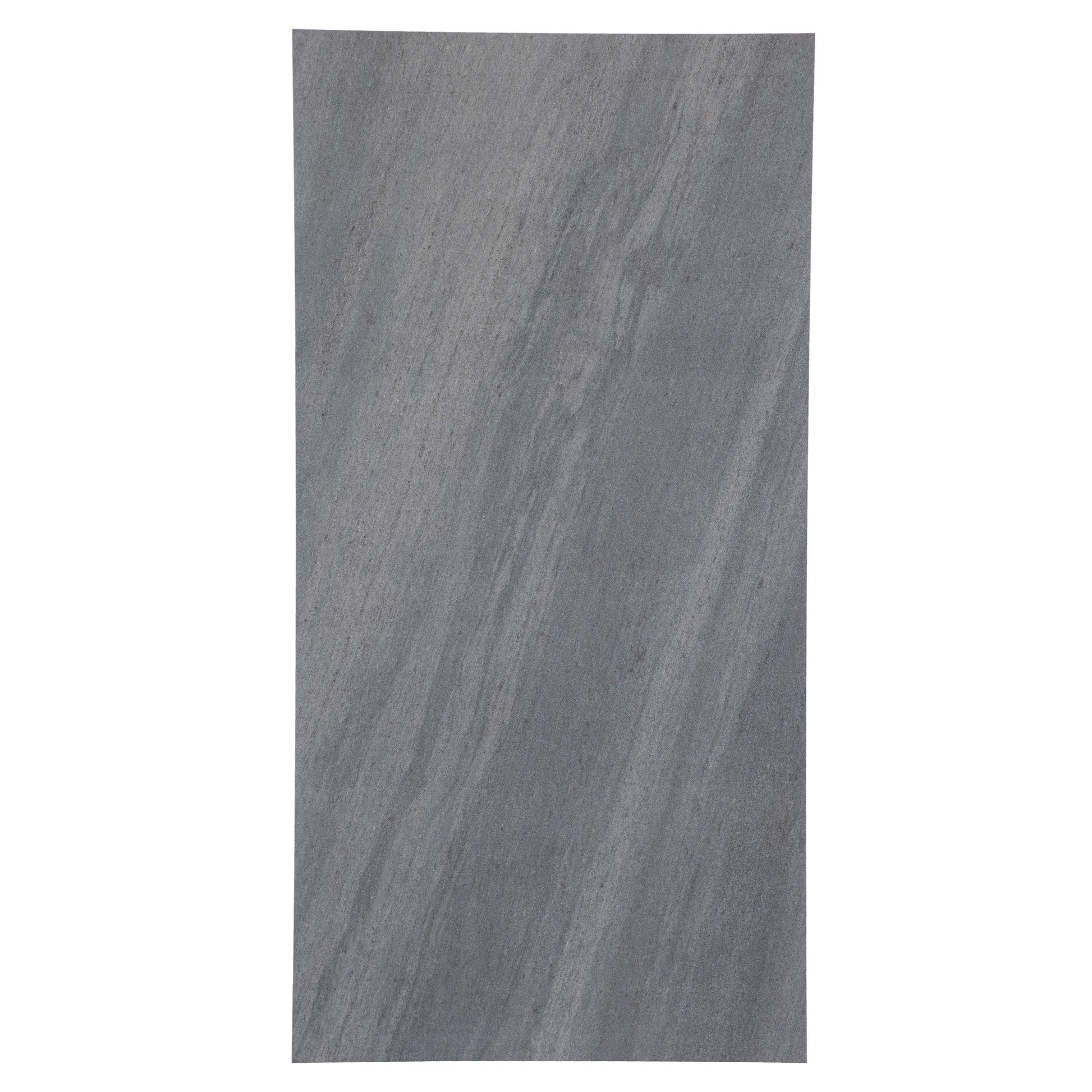 24x48 Quartzite Dark Gray matte porcelain tile (made in USA) - Industry Tile