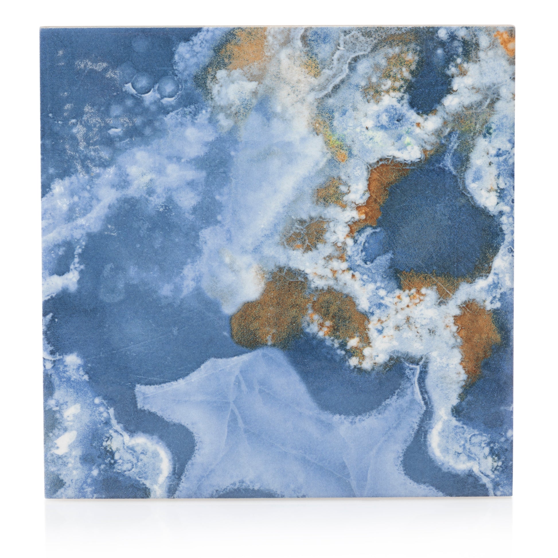 6x6 Swimming Pool Cross Blue porcelain tile - Industry Tile