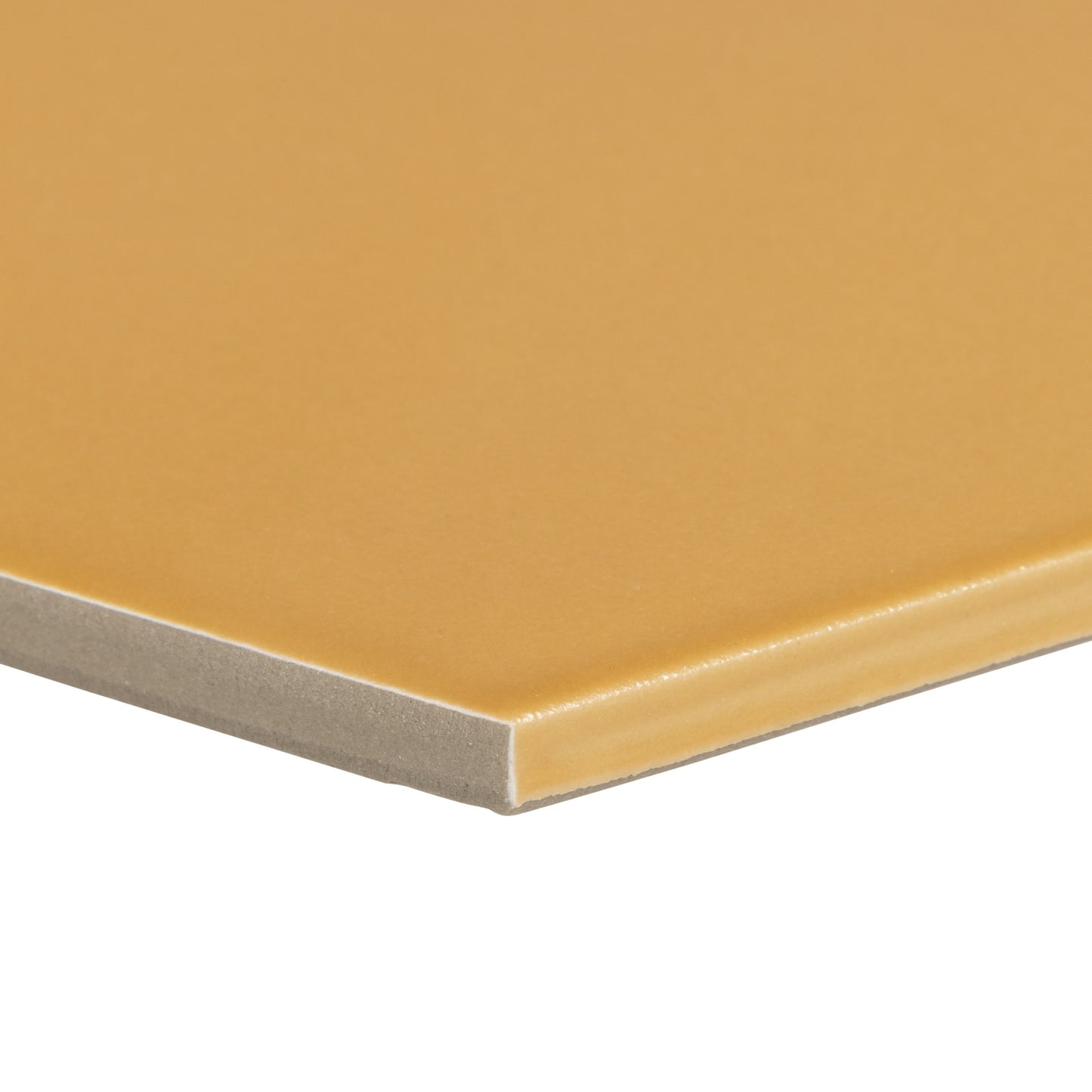 7.8x9 Tribeca Hexagon Mustard porcelain tile - Industry Tile