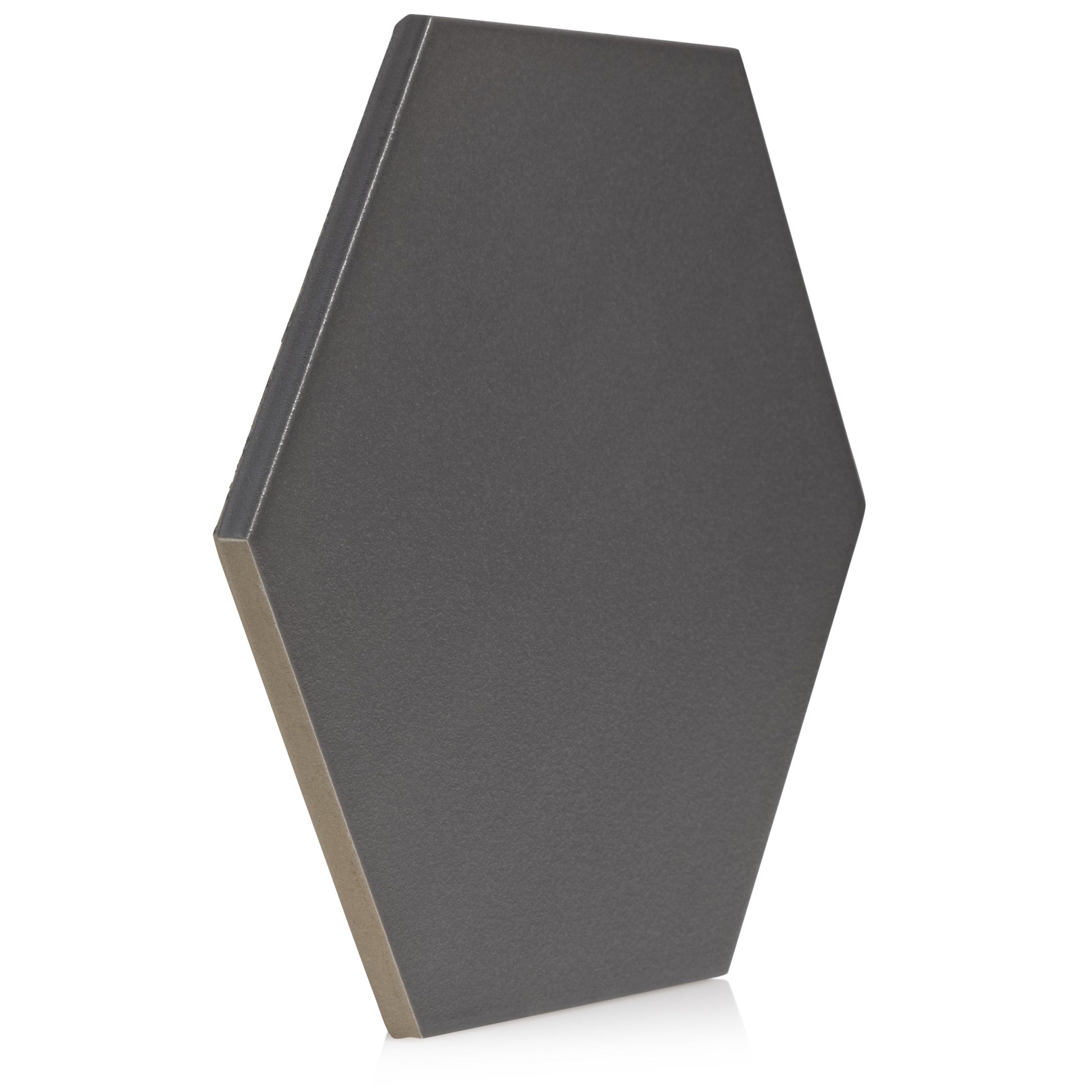7.8x9 Tribeca Hexagon Grafito porcelain tile - Industry Tile
