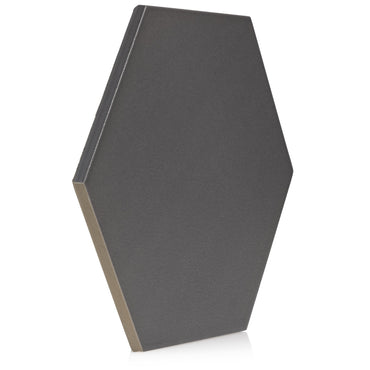 7.8x9 Tribeca Hexagon Grafito porcelain tile - Industry Tile