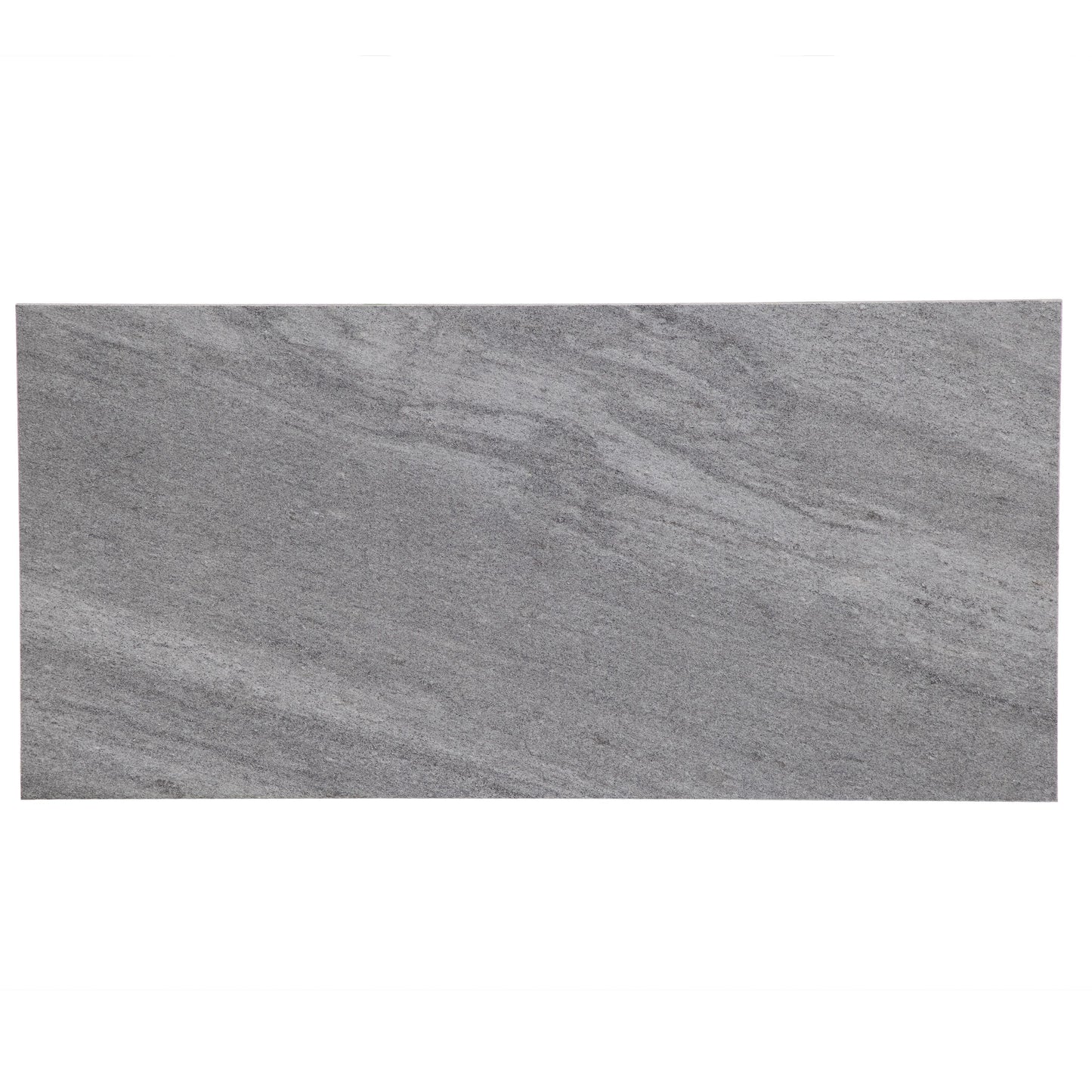 12x24 Quartzite Gray matte porcelain tile (made in USA) - Industry Tile