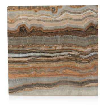 6x6 Swimming Pool Onyx Brown porcelain tile - Industry Tile