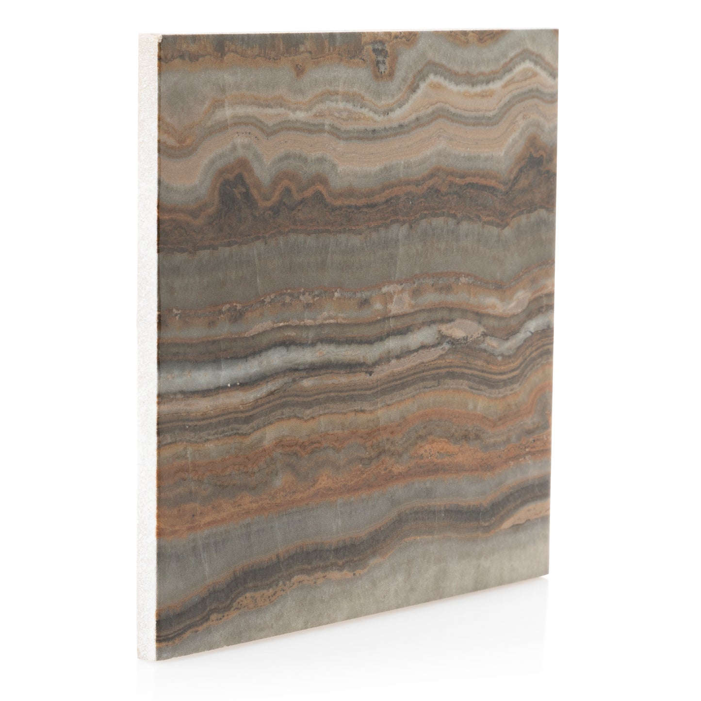 6x6 Swimming Pool Onyx Brown porcelain tile - Industry Tile