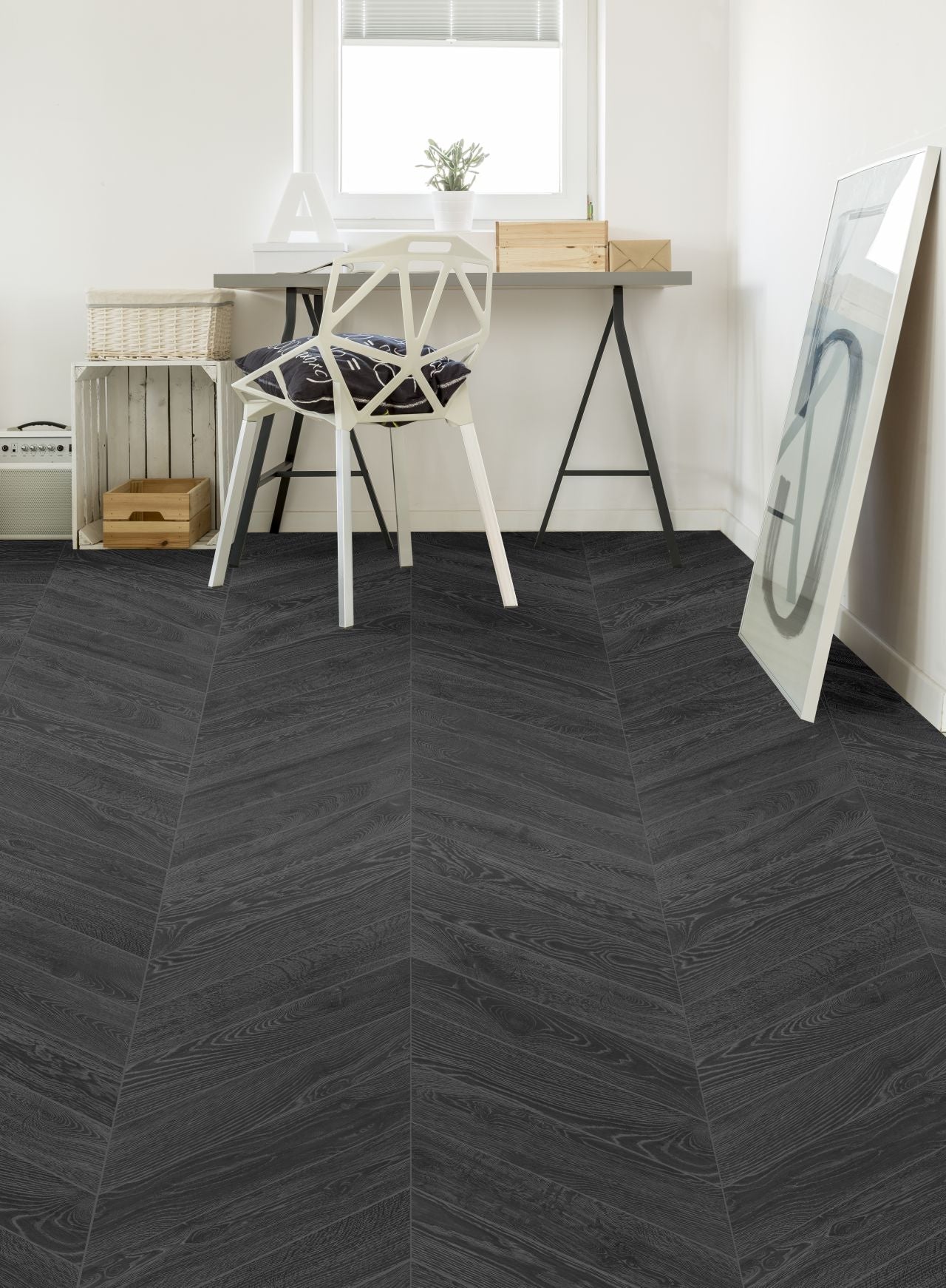 Woodside 3x18 Black porcelain tile - Industry Tile