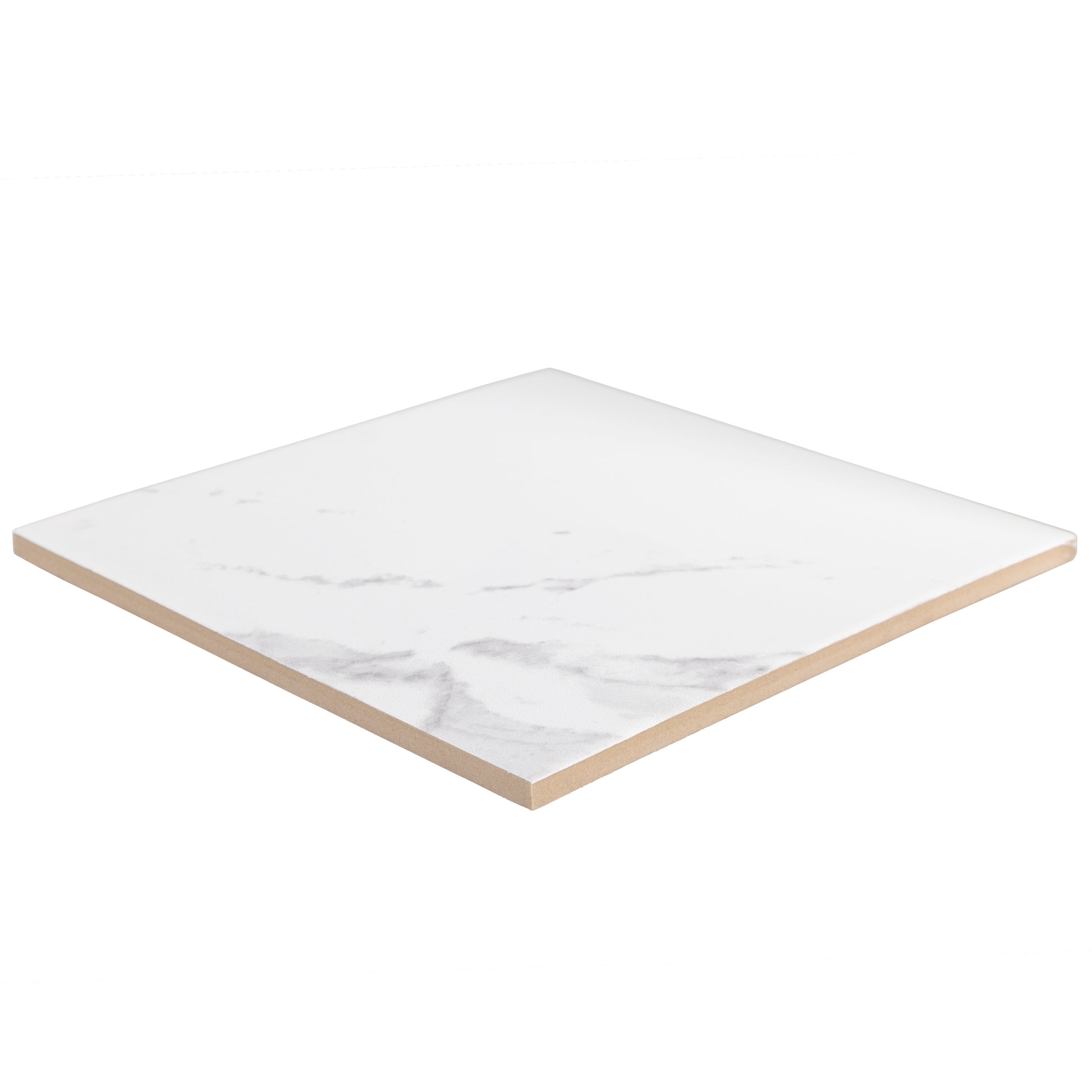 9x9 Charmed Statuario base field porcelain tile - Industry Tile