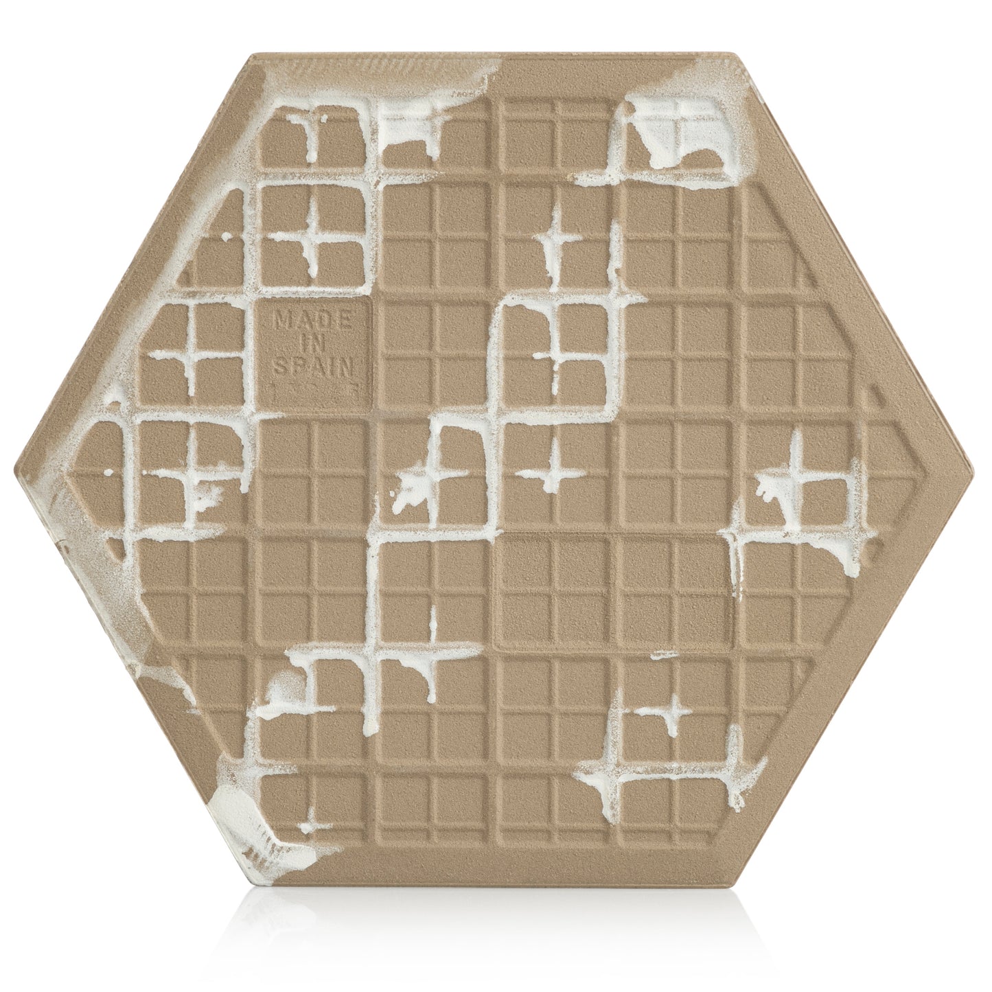 Woodside 8x10 Black hexagon porcelain tile - Industry Tile