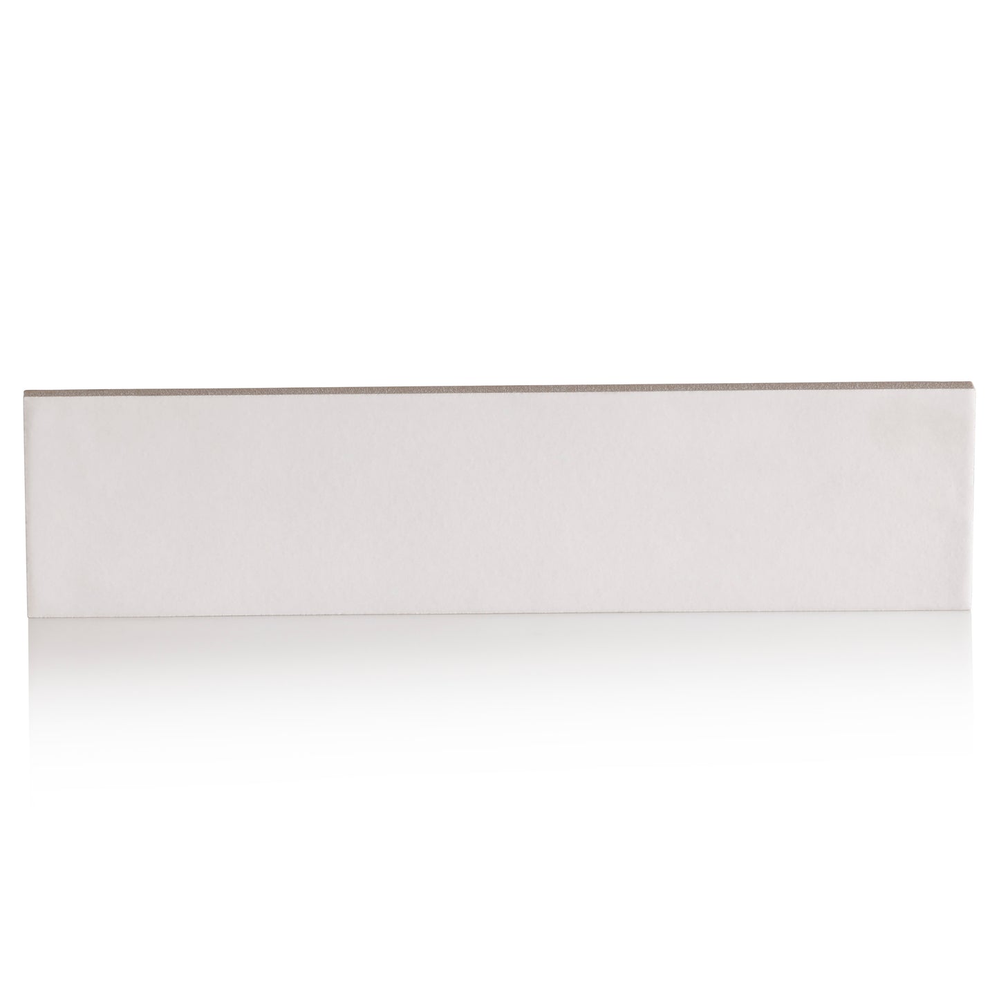 2x10 Modern Brick White Matte porcelain tile - Industry Tile