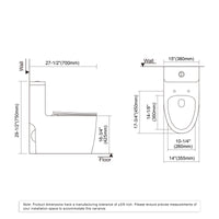 Elongated Floor Mounted Toilet Kit 1.28 Gallons GPF  (Seat Included)