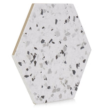 Load image into Gallery viewer, 8x10 Hexagon Spark Black porcelain tile - Industry Tile