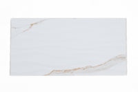 12x24 Calacatta Gold Base & Wave white body wall tile (sold seperately)