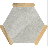 Hexelle Gray Matte Porcelain Hexagon Tile – 8.66x9.84