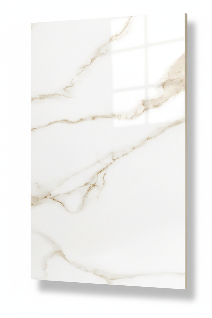 Calacatta Oro Porcelain Tile | 4 Sizes | Matte or Polished
