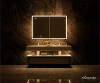 Pagani LED Mirror Cabinet with Defogger, Dimmer, Magnifier & USB outlet