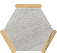 Hexelle Gray Matte Porcelain Hexagon Tile – 8.66x9.84