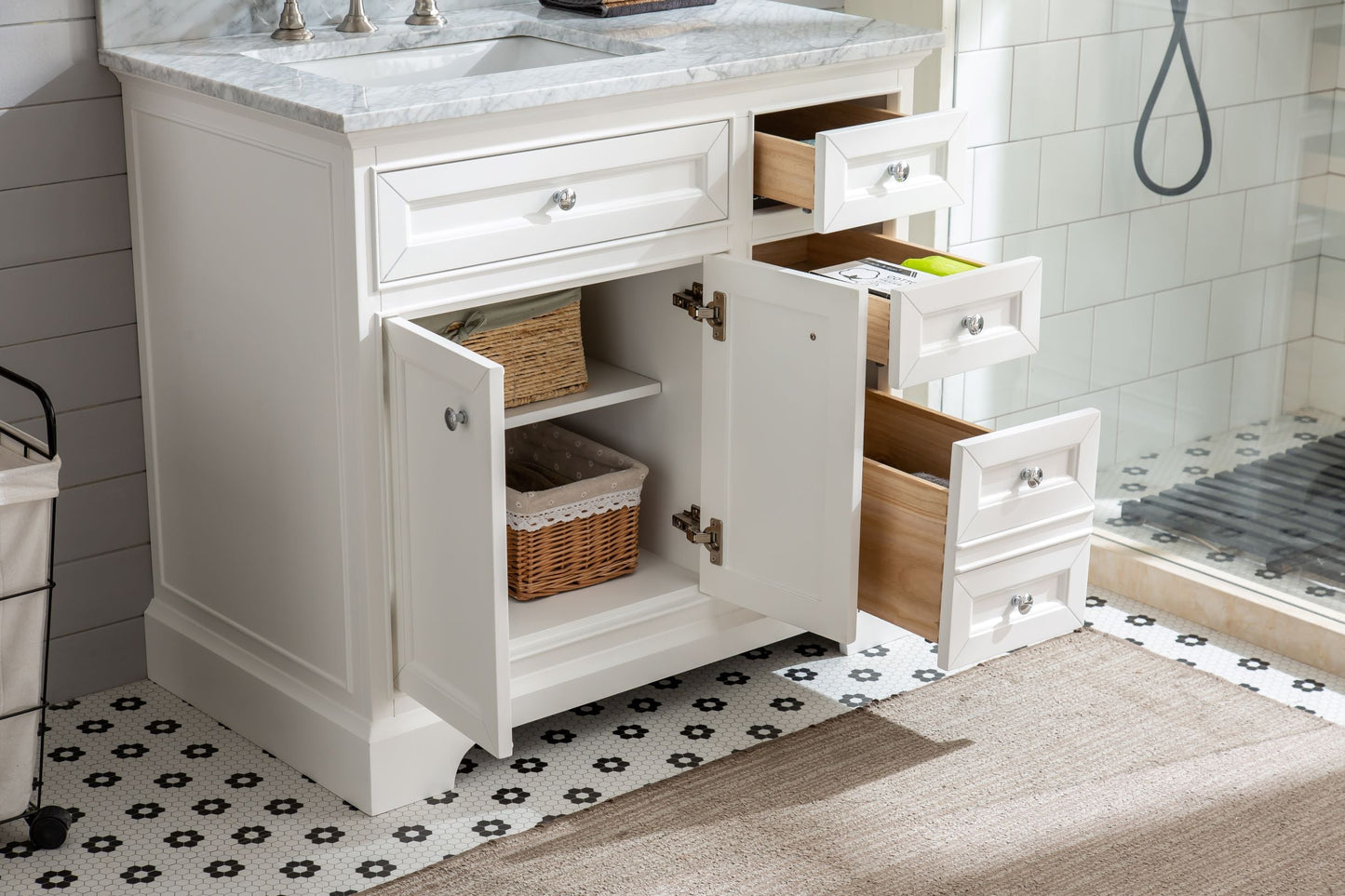 South Bay 36" Bathroom Vanity White