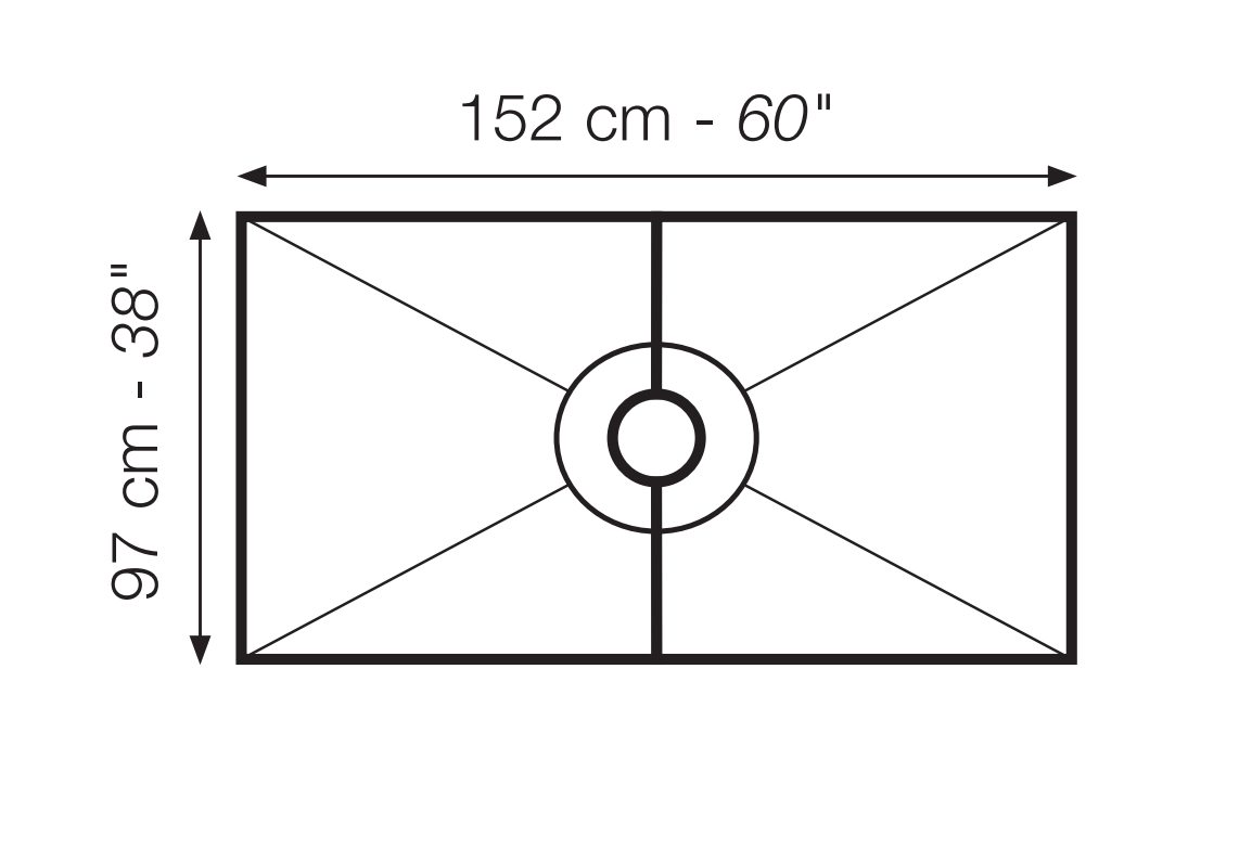 Original Deluxe 38" x 60" Shower Conversion Kit with Orange XPS Board